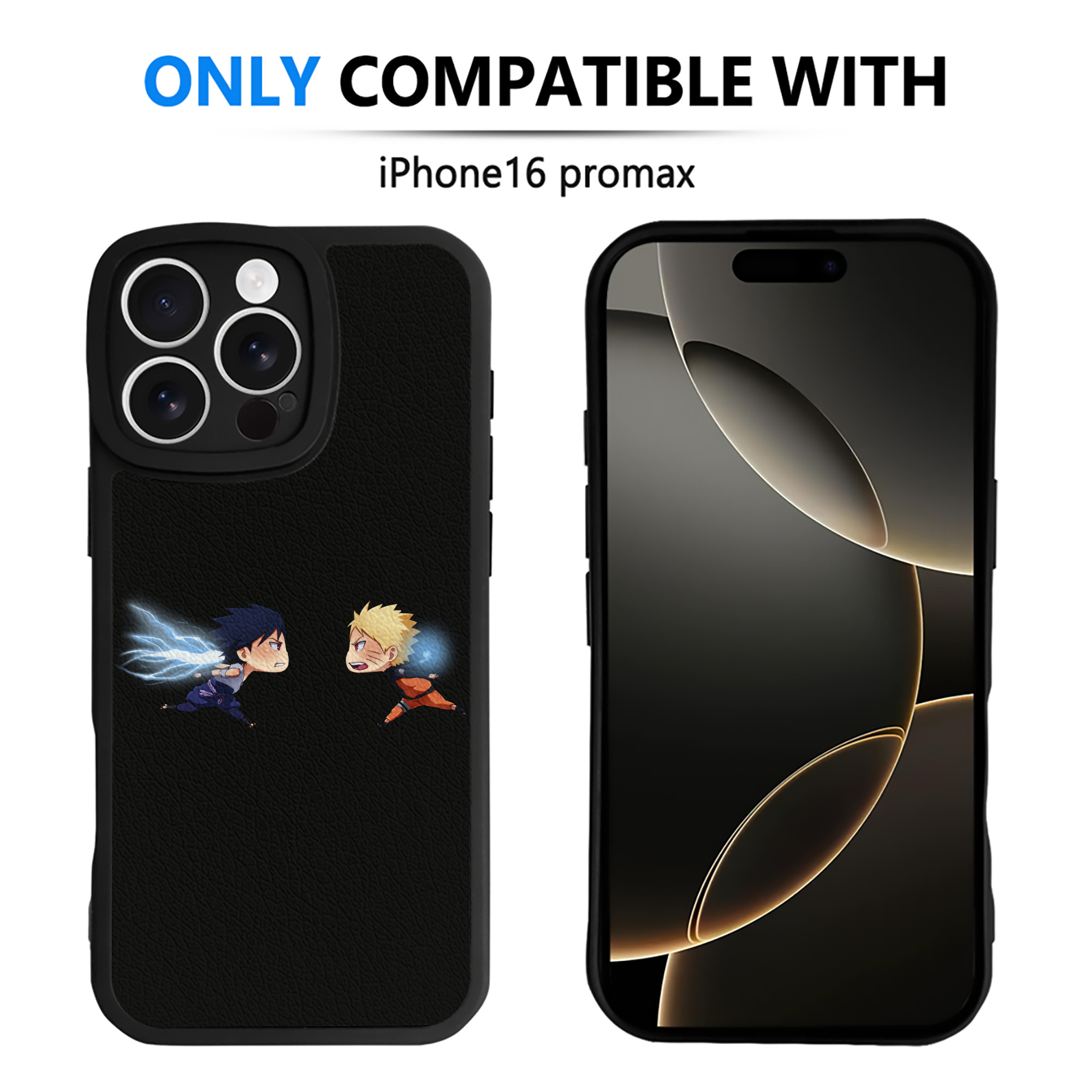 （画像用） NARUTO -ナルト- うずまき ナルト Uzumaki Naruto 【iPhone 16シリーズ対応】シリコンスマホケース（レザー調） 材質：シリコン